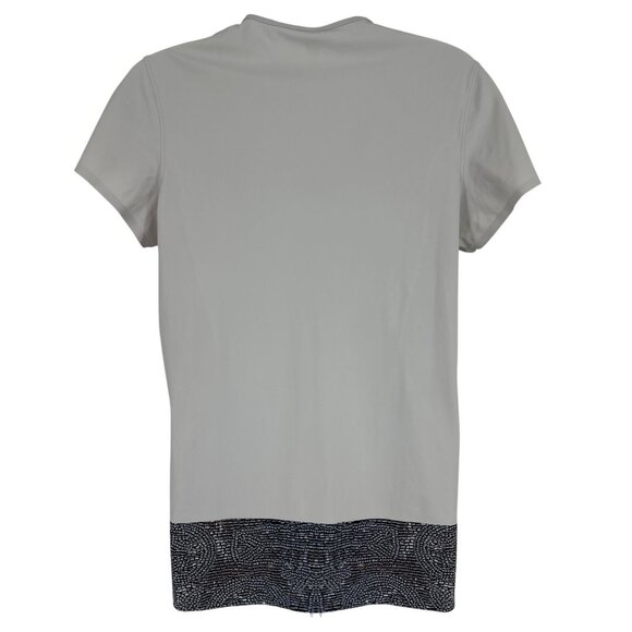 LuluLemon Athletica Beaded Envy Snapshot Short Sleeve Crew Neck Tee Size 4 - Picture 5 of 8
